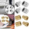 4 Pieces Garden Hose Quick Connect Water Hose Fitting 3/4 Inch Repair Parts High Performance Pressure Washer Adapters