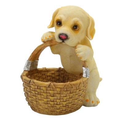 Puppy Key Tray Resin Storage Plate Jewelry Holder Home Decoration for Bedroom Office