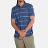 Timberland Gestreifter Pullover Kurzarm Poloshirt Herren Oberteile Blau A2ECF-DJ5
