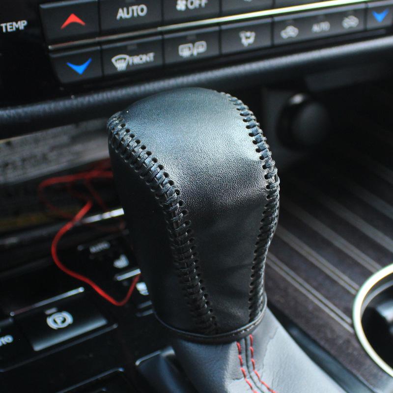 Car Gear Shift Knob Cover For Lexus Rx Nx Rxnx200 Rx300 Retrofit Rx450h Leather Gearbox Handle