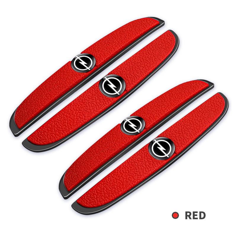 ZBAT5 4Pcs Car Door Edge Protection Buffer Trim Strip For Opel Corsa Astra Insignia Vectra Zafira Meriva Mokka Grandland Vivaro a Auto