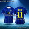 2026 Nova Camiseta de Verão Bósnia Herzegovina para Crianças Secagem Rápida Camisa de Futebol Presente para Fãs Mulheres Homens Top para Treino Esportivo