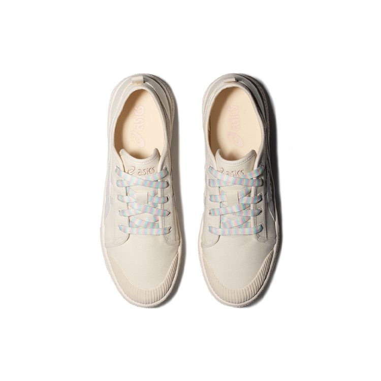 Asics Court Trail Canvas Comfortable Low-Top Sneakers Women sneakers Off-White 1203A147-750