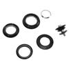 RISK Double Bearing Bike Headset for Straight Tube to Cone Tube Fork 44‑50.6mm with Original 1.25 Small Cone Tube