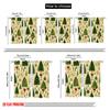 2pcs,2D Plane Printing Contemporary Curtains Christmas Trees Ornaments Decorative (3) Polyester (without Rod) Decorations Inside