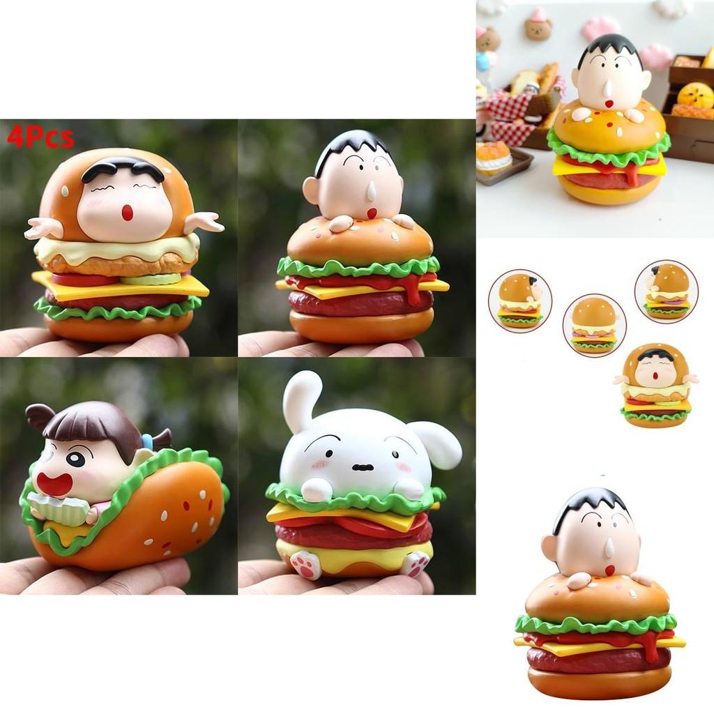 Charming Crayon Shin Chan Foodie Nini White A-dai Character Model With Cute Design
