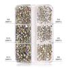 Ss4-Ss12 Boxed Nail Art, Flat Bottom Rhinestone Diy Nail Art Diamond Nail Decorative Accessories 1728 Pcs