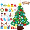 Kids DIY Felt Christmas Tree Merry Christmas Decorations For Home 2025 Christmas Ornaments Navidad Gifts Xmas Tree New Year 2025