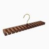 Wooden Belt Rack for Closet Wall Mount Sturdy Space Saving Tie and Belt Hanger Organizer Holder Holds 14 Belts