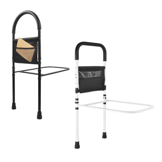 Elderly Adults Safety Bed Rail with Motion Sensor LED Light Seniors Assist Support Grab Bar Bedside Handrail Height Adjustable Bed Side Railing Cane