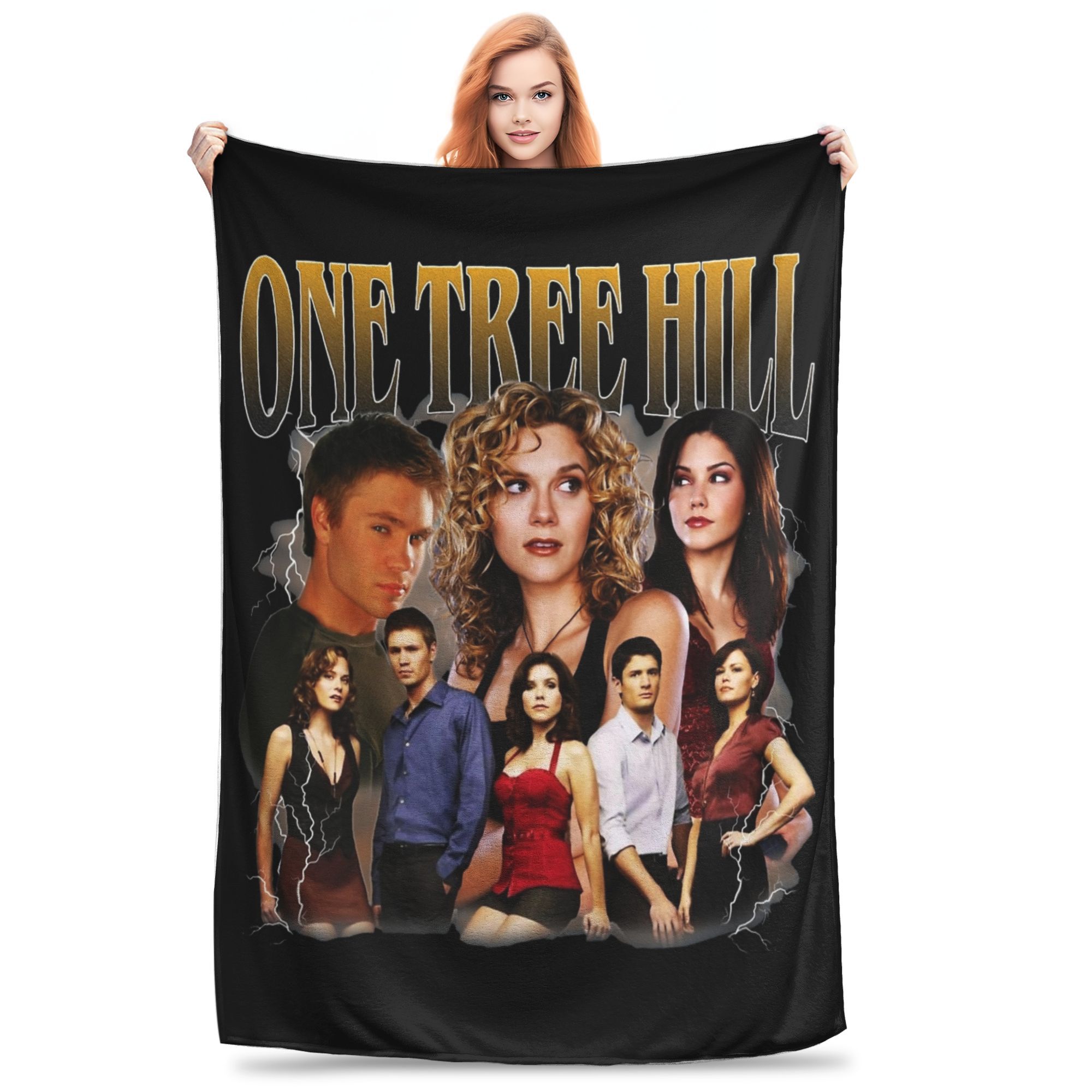 Annier Unisex One Tree Hill Blanket Fleece Autumn/Winter Portable Soft Throw Blanket For Bedding Travel Bedspread