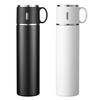 420/500ML Vacuum Cup with Leak-Proof Cup Lid Removable Nozzle Stainless Steel Water Bottle Anti-slip Bottom Insulated Water Bottle