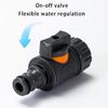Leakproof Plastic Garden Hose Fitting Quick Connector Valves with Switch Easy Installation for Professional Gardeners