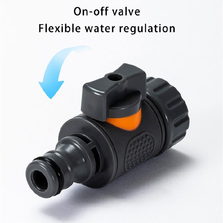 Leakproof Plastic Garden Hose Fitting Quick Connector Valves with Switch Easy Installation for Professional Gardeners