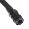 Nylon Braided Inflatable Hose Co2 Gas Passage Air Hose Line 40" Long With Quick Connector 200Psi