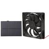Outdoor Solar Panel Fan Kit Monocrystalline Silicon for Caravans Campers Toilets Pet Houses 12V 3W