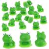 20 Pcs Small Frog Mini Frogs Mini Miniature Animal Figures Frog Toys Simulation Of Small Frogs Frog Animal Model Little Frogs
