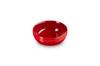 Le Creuset Deep Cherry Heat Cold Microwave Dishwasher Oven Heat Resistant Plate Japanese Dish, Plate, 13cm, Red, Resistant, Resistant, Oven, Safe,