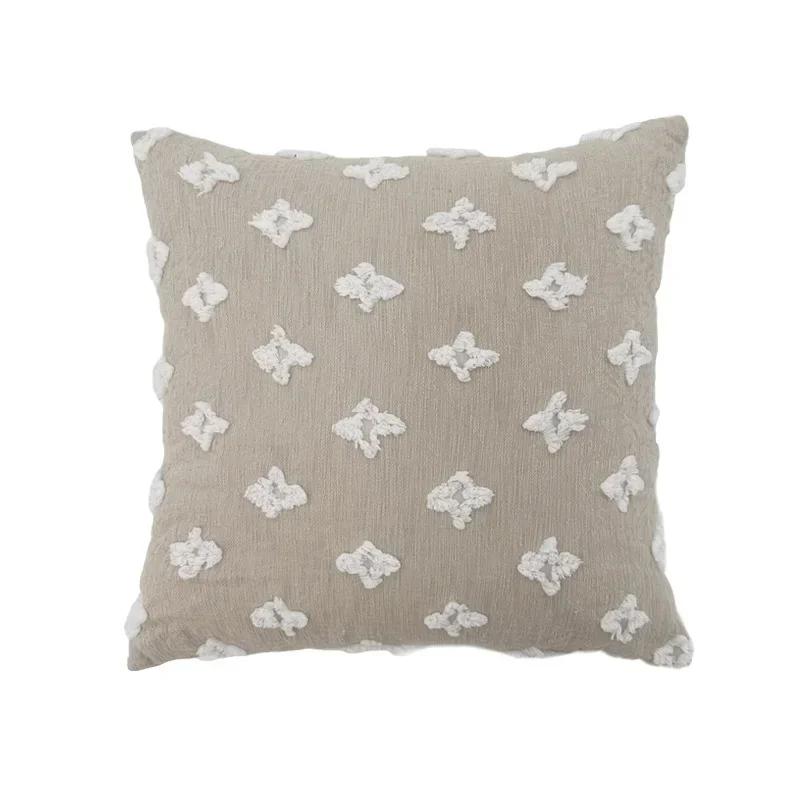 INS Embroidery Pillow Cover Decorative Pillow Case for Sofa Fashion Retro Flower Cushion Cover for Bed Chair Home Decoration