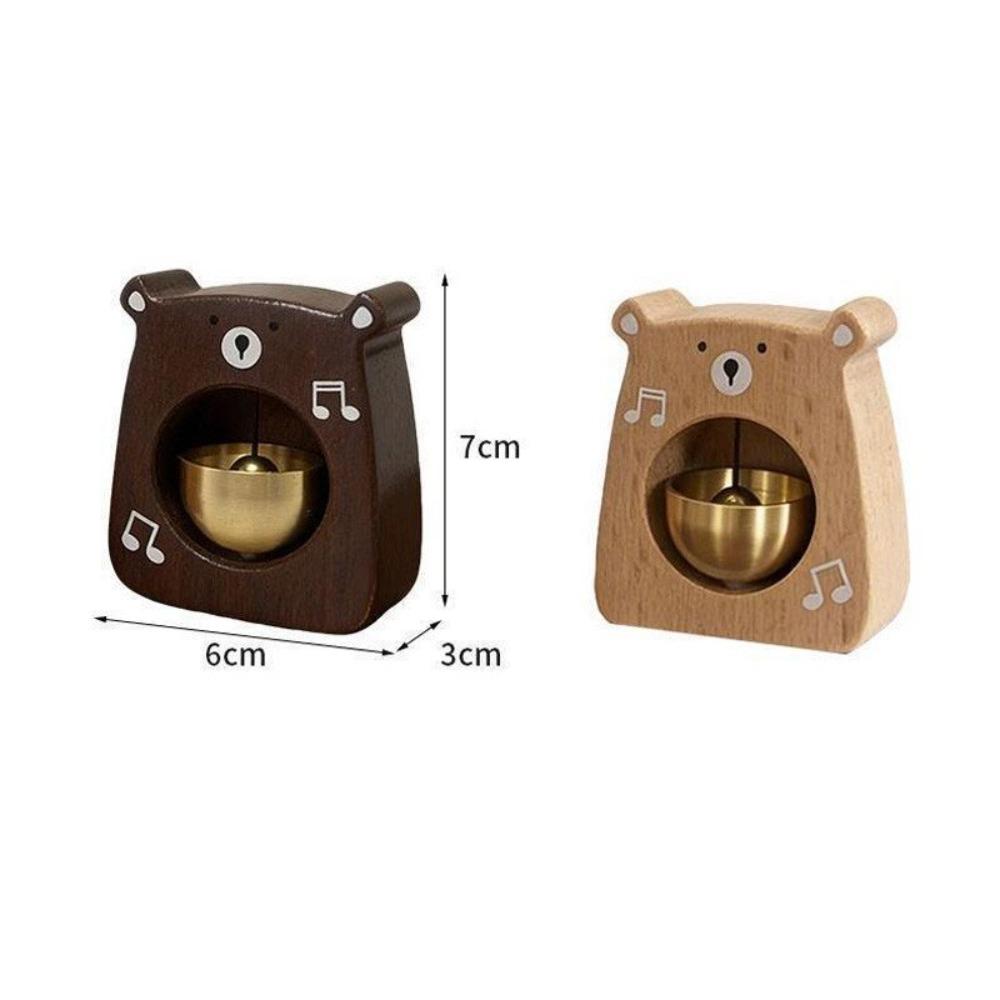 Detachable Design Bear Doorbell Animal Shaped Wind Chime Doorbell Home Decoration