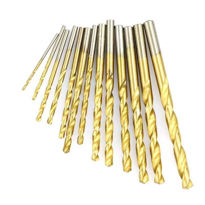13PC Metric Drill Bit Set for Metal/Concrete/Tile (3/16"-1/2") - Professional Electric Drill Bits for Woods & Masonry