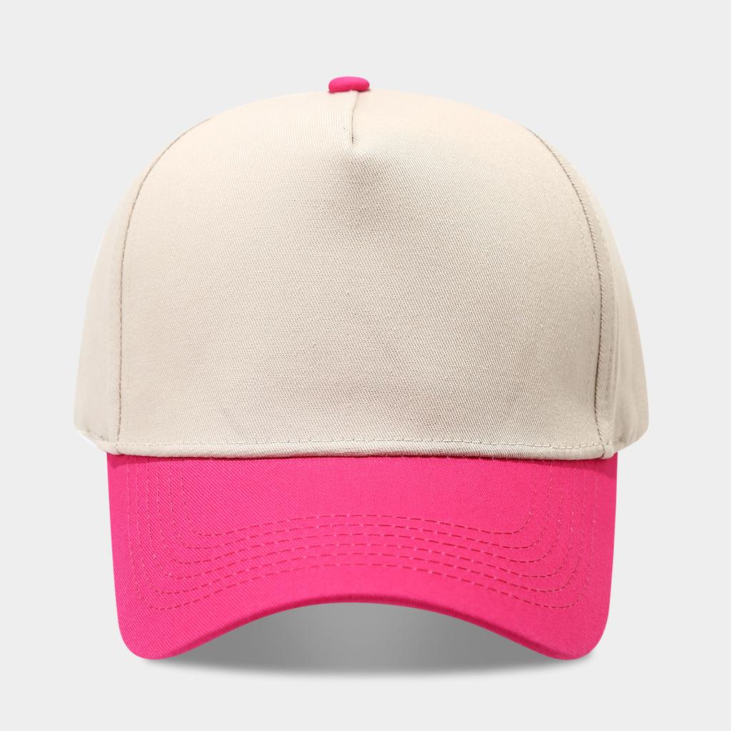 New color matching five-piece baseball cap light board truck driver hat fashion casual men's and women's sun hats tide