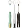 Electric Egg Beater 3 Speeds Mini Coffee Whisk Stainless USB Rechargeable Adjustable Wireless 14000rpm with TYPE-C/2 Heads/Stand