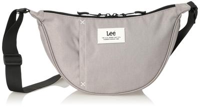 Lee Polyester Mini Shoulder Sonic+ (Denim-Style) Water-Repellent Bag, Gray, 320-1332, 320-1332-11