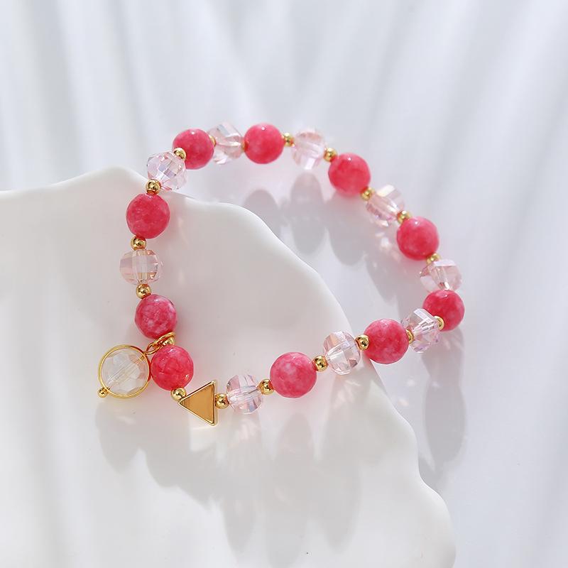 Fashion Crystal Bracelet Women'S Strawberry Crystal Bracelet Bangles Women Fashion Jewelry Accessories Gift