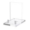 Portable Small Acrylic Easel Stand for Picture Frames and Decorative Plates Suitable for Event and Exhibitions