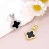 18K Gold-Plated Zircon Four-Leaf Clover Pendant Necklace: Women's Lucky Charm Jewelry Accessory