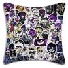 Horror Comedy M-Murders Drones Pillow Covers Cartoon Sofa Decorative Home Double-Sided Printing Short Plush Cute Cushion Cover