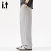 Izzue IT Men's Pure Cotton Retro Casual Trousers