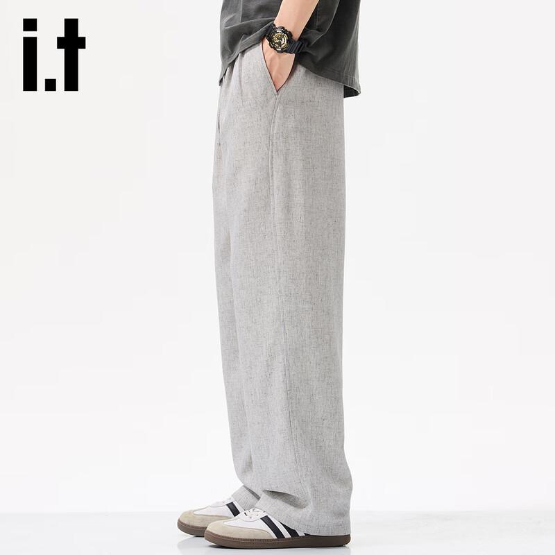 Izzue IT Men's Pure Cotton Retro Casual Trousers