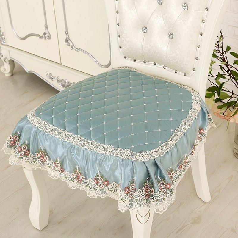 High-End Dining Chair Cushion Cushion All Year Round Fabric Chair Cushion Home Dining Chair Seat Cover Extra Large Chair Cover Stool Cover
