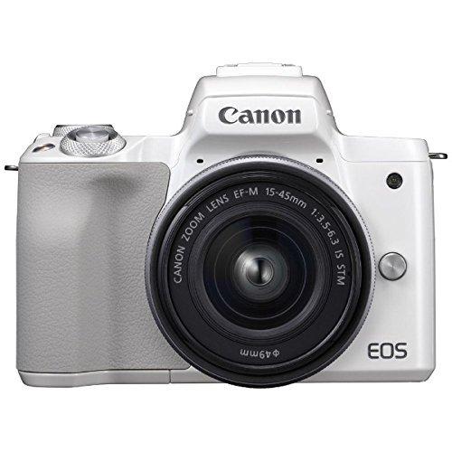 

Об’єктив Canon EOS Kiss M IS STM EOSKISSMWH1545ISLK [EF-M15-45 Kit] (Біла/бездзеркальна однолінзова камера) білий