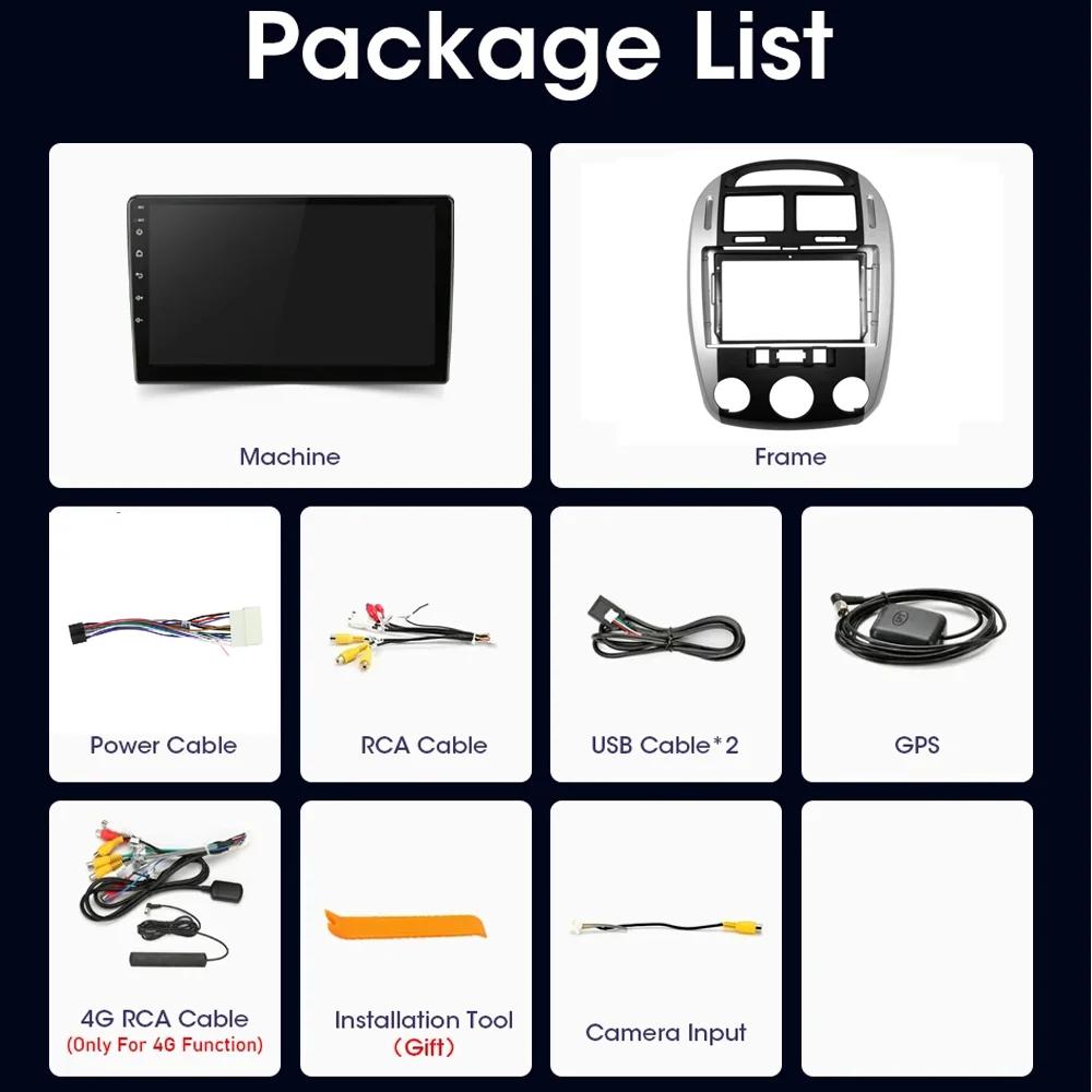 8 Core Car Radio For KIA Cerato 1 LD 2004-2008 Wireless CarPlay 4G WIFI Android Auto Multimedia Video Player 8+128GB Head Unit