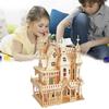 Fantasy Villa Model House Kit 3d Puzzle Model Set Woodcraft Construction Toy