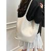 Leisure Commuter Large Capacity Bag Women 2025 New Versitile Fashion Shoulder Bag Popular Portable Woven Tote Bag