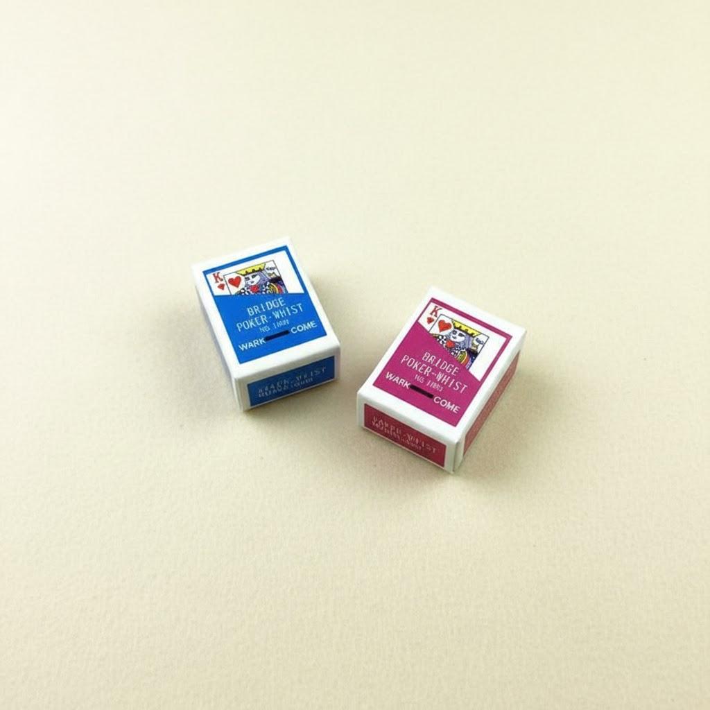 

Mini Pocket Playing Cards Fun Poker Cards for Kids and Adults Cute Finger Toys Party Game Decorations Random Style