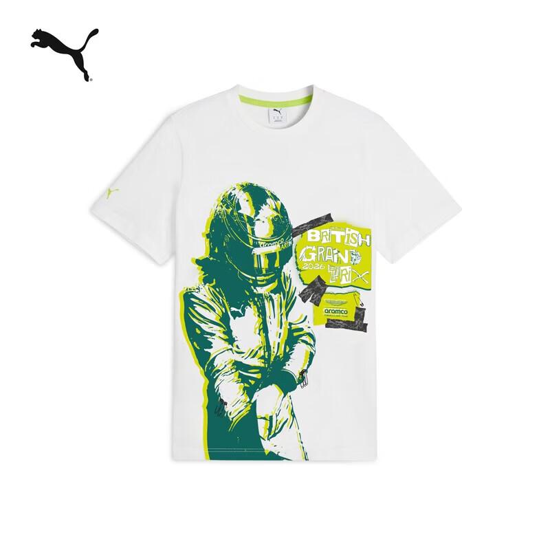 PUMA Men s Aston Martin F1 Team Driver Graphic Short Sleeve T-Shirt L