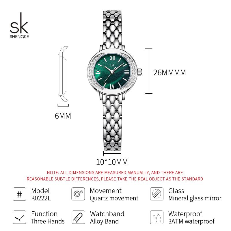 Shengke New Design Women's Quartz Watches Top Brand Ladies Wristwatches Original Female Best Elegant Gifts Clock