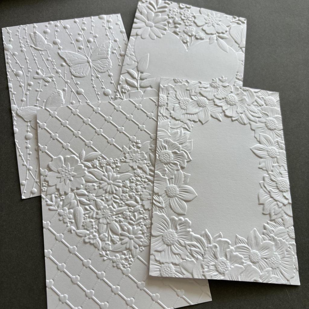 3D Embossed Butterfly Texture Mold for DIY Journal Crafting