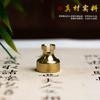 Volcano Shape Brass Mini Incense Burner, Household Incense Holder for Coil Incense & Stick Incense, Aromatherapy Incense Stand Tray for Traditional 