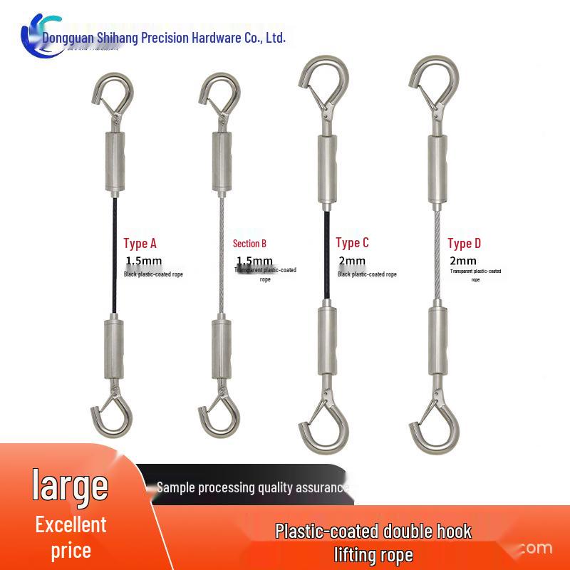 Stainless Steel Adjustable Wire Sling Hook for Art Exhibition Hanging