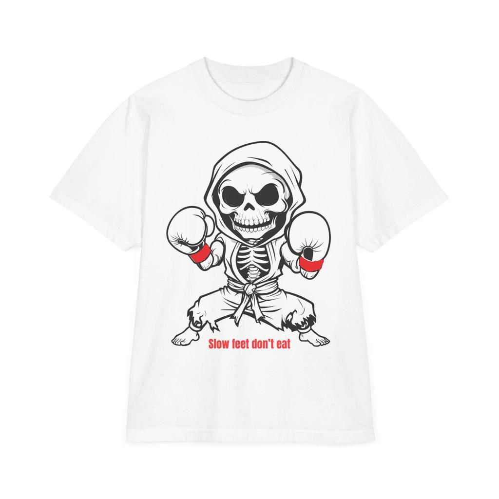 Skull Boxing Tshirt Mens Tracksuit Cotton Shortsleeved Tops Crew Neck Pullover Casual Sportswear Harajuku Retro Streetwear