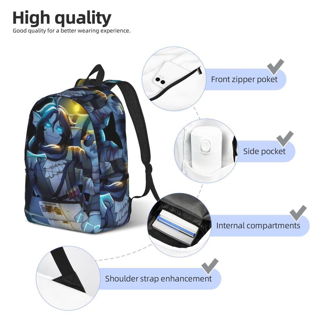 Sebastian Solace Teenage Backpack Gift High School Business Daypack for Men Women College Shoulder Bag