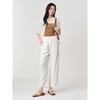 JUZUI Annakou Women's Pleated Tapered Commuter Pants