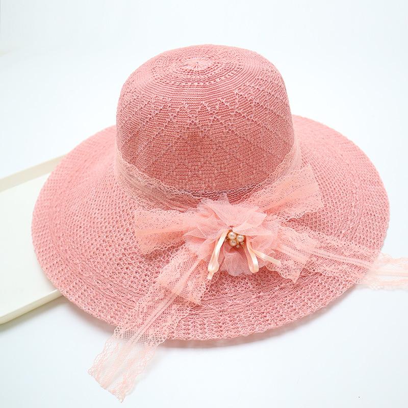 Women's Straw Hat with Large Brim, Summer Shading, Sweet and Versatile Cool Hat, Seaside Beach Hat, Sunscreen Hat, Women's Model