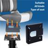Fast Detachable Boat Seat Mounting Bracket  Fits Multiple Vessels ABS Construction for 7Inch Swivel